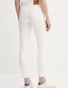 Levi's дънки skinny дамски 721 HIGH RISE SKINNY бели 18882