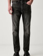 Levi's дънки slim taper мъжки 515 SLIM FIT STRAIGHT черни A7222