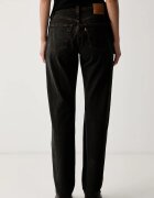 Levi's дънки straight дамски 501 CURVE кафяви 0036A