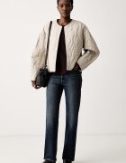Levi's дънки straight дамски RIBCAGE FULL LENGTH сини 79078