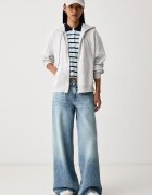 Levi's дънки wide leg дамски MIDDY WIDE LEG сини 0081Z