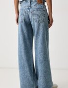 Levi's дънки wide leg дамски MIDDY WIDE LEG сини 0081Z
