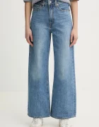 Levi's дънки wide leg дамски RIBCAGE WIDE LEG сини A6081