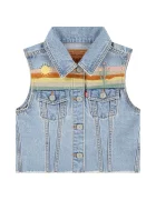 Levi's Детски дънков елек XS VEST WITH EMBROIDERY