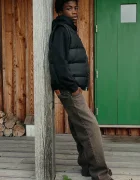Levi's елек за деца BATWING EMB PUFFER VEST черен 9ER931