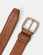 Levi's колан мъжки от кожа FINN FEATHER EDGE кафяв 007YU-0000