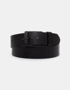Levi's колан мъжки от кожа NEW DUNCAN черен D5441-0000