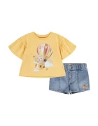 Levi's Комплект за бебета LIV FLTTR SLV TEE AND SHOR
