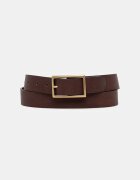 Levi's Кожен колан RECTANGLE BUCKLE в кафяво 004CH