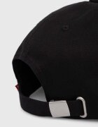 Levi's Памучна шапка с козирка в черно с апликация 000A9-0000