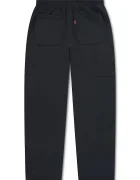 Levi's панталон baggy за деца с памук BAGGY CARPENTER SWEATPANT черен със стандартна талия 9ER345