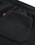 Levi's панталон baggy за деца с памук BAGGY CARPENTER SWEATPANT черен със стандартна талия 9ER345