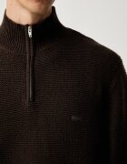 Levi's пуловер мъжки с добавена вълна LIGHTWEIGHT HM QUARTER ZIP кафяв 0058U