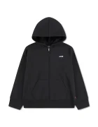 Levi's суичър с цип и качулка за деца с памук ESSENTIAL HOODIE черен 9ER729