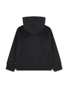 Levi's суичър с цип и качулка за деца с памук ESSENTIAL HOODIE черен 9ER729
