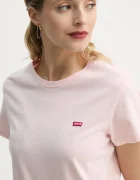 Levi's тениска дамска от памук PERFECT розова 39185