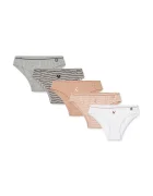 Liewood бикини за деца от памук с еластан Aylin Briefs 5-Pack розови LW20990