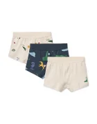 Liewood боксерки за деца от памук с еластан Marvin Boxers 3-Pack бежови LW20283