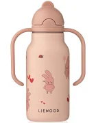 Liewood Бутилка за вода за деца Kimmie Water Bottle 250 ml розова LW19618