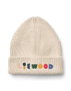Liewood Детска памучна шапка Ezra Beanie в бежово LW20106