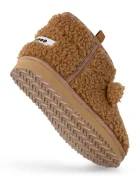 Liewood пантофи за деца Alban Bear Pile Boot Slipper кафяви LW21433