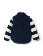Liewood яке за деца от полар Noam Pile Jacket тъмносиньо LW21047