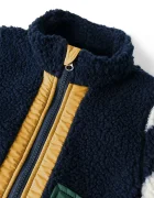 Liewood яке за деца от полар Noam Pile Jacket тъмносиньо LW21047