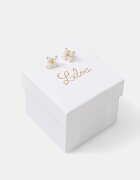 lilou обици дамски позлатени със седеф 152/10/KOL/PEB/PO