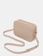 Liu Jo чанта crossbody дамска от имитация на кожа бежова AF6211 E1019