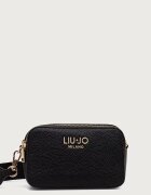 Liu Jo чанта crossbody дамска от имитация на кожа черна AF6100 ES039