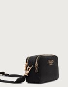 Liu Jo чанта crossbody дамска от имитация на кожа черна AF6100 ES039