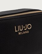 Liu Jo чанта crossbody дамска от имитация на кожа черна AF6100 ES039