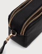 Liu Jo чанта crossbody дамска от имитация на кожа черна AF6100 ES039