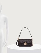Liu Jo чанта crossbody дамска от имитация на кожа кафява AF6053 E1167