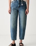 Liu Jo дънки carrot дамски сини UF6159 D4854