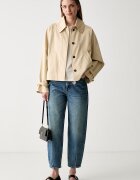 Liu Jo дънки carrot дамски сини UF6159 D4854