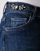 Liu Jo дънки wide leg дамски тъмносини UF6096 D0375