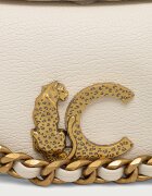 Lola casademunt чанта crossbody дамска от имитация на кожа бежова LS2604075