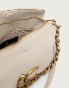 Lola casademunt чанта crossbody дамска от имитация на кожа бежова LS2604075