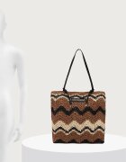 Lola casademunt чанта tote дамска от сплетена материя бежова LS2604096