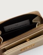 Lola casademunt портфейл дамски от имитация на кожа златен LS2612012