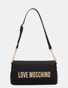 Love Moschino чанта дамска от имитация на кожа черна JC4109PP1PKD0000