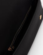 Love Moschino чанта дамска от имитация на кожа черна JC4109PP1PKD0000