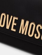 Love Moschino чанта дамска от имитация на кожа черна JC4109PP1PKD0000