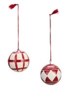 Madam Stoltz Комплект коледна украса Коледна елха от хартия 2-pack 5 cm AL-25006AC