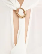 Marciano by Guess Блуза FAITH дамска в бежово с изчистен дизайн 6RGH15 7443A