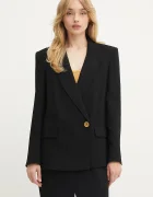 Marciano by Guess Сако ARIANA в черно с двуредно закопчаване с изчистен дизайн 5YGN15 7341A