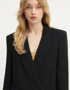 Marciano by Guess Сако ARIANA в черно с двуредно закопчаване с изчистен дизайн 5YGN15 7341A