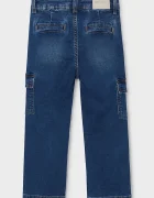 Mayoral дънки за деца soft denim cargo тъмносини 4510