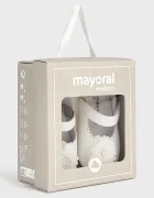 Mayoral Newborn балеринки за бебе бели 9159
